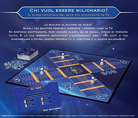 Ravensburger - Chi Vuol Essere Milionario, Gioco da Tavolo, 2-5 giocatori, 12+ Anni - 9