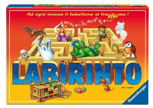 Ravensburger  Labirinto 35th Anniversary, Gioco Da Tavolo, Da 2 A 4 Giocatori, 7+ Anni - 61