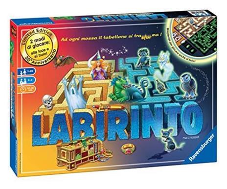 Ravensburger  Labirinto Magico Glow In The Dark, Gioco Da Tavolo, Da 2 A 4 Giocatori, 7+ Anni - 6