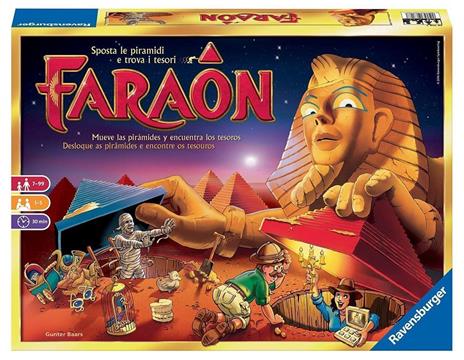 Ravensburger  Faraon, Gioco Da Tavolo, Da 1 A 5 Giocatori, 7+ Anni - 14