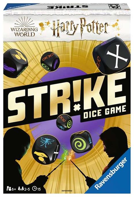 Ravensburger - Strike Dice Game Harry Potter, Gioco di Dadi, Gioco per Tutta la Famiglia, 2-5 Giocatori, 8+ Anni - 2