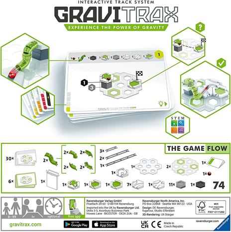 Ravensburger - Gravitrax The Game Flow, Gioco di Carte Innovativo Ed Educativo Stem, 8+ Anni - 4