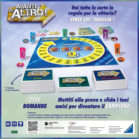 Ravensburger - Avanti un altro, Gioco di Società, 3-5 giocatori, 14+ Anni -  Ravensburger - TV Games - Giochi di ruolo e strategia - Giocattoli