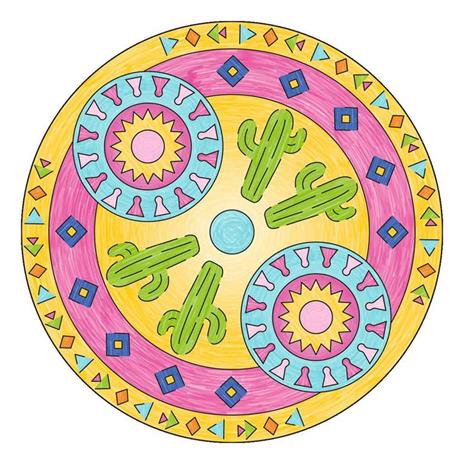 Ravensburger - Mandala Designer Midi, Lama, Gioco Creativo per Disegnare, Bambini 6+ Anni - 11