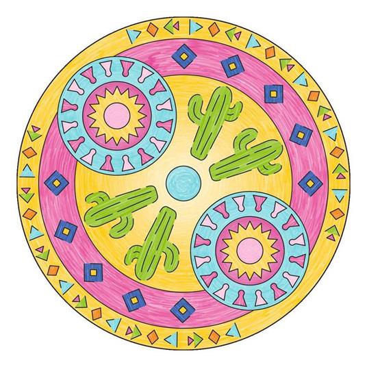 Ravensburger - Mandala Designer Midi, Lama, Gioco Creativo per Disegnare, Bambini 6+ Anni - 11