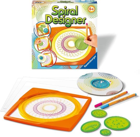 Ravensburger - Midi Spiral Designer, Gioco Creativo per Disegnare, Bambini 6-12 Anni - 2