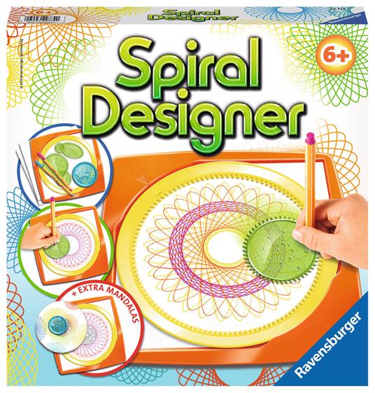 Ravensburger - Midi Spiral Designer, Gioco Creativo per Disegnare, Bambini 6-12 Anni - 5