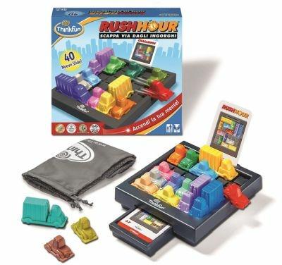 ThinkFun - Rush Hour Scappa Dagli Ingorghi, Gioco di Logica per Bambini Età 8+ Anni - 9