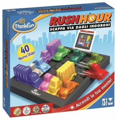 ThinkFun - Rush Hour Scappa Dagli Ingorghi, Gioco di Logica per Bambini Età 8+ Anni - 10