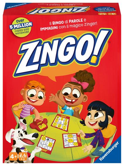 Ravensburger - Zingo! - Gioco da tavolo per bambini, Gioco educativo per bambini, 4+ anni