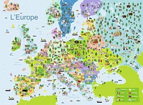 Puzzle 150 pezzi Cartina D'Europa - 3