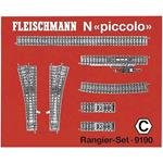 N Fleischmann piccolo (con massicciata) 9190 Kit di espansione