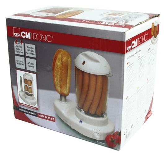 Macchina per Hot Dog 380 watt HDM 3420 - Clatronic - Casa e Cucina | IBS