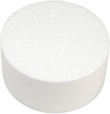 Rayher 3000400 - Disco in polistirolo, Ideale come supporto per torte, Bianco, Diametro 15 cm, Altezza 7 cm - 2