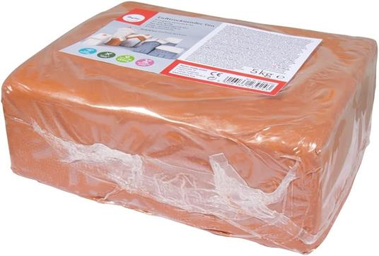 Argilla auto-essiccante all'aria Rayher, marrone scuro, 5 kg, creta da  modellare, indurente all'aria senza cottura, adatta anche a cottura  classica, 34468552 - Rayher - Cartoleria e scuola | IBS