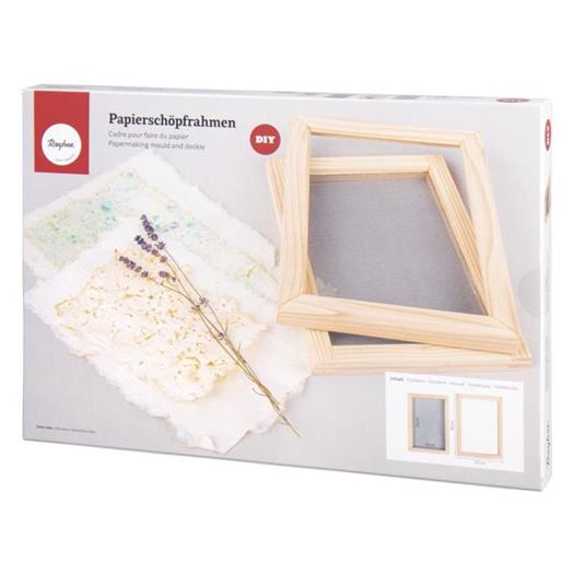 Stampo cornice per fare carta riciclata 24 x 15,5 cm - Rayher - Cartoleria  e scuola | IBS