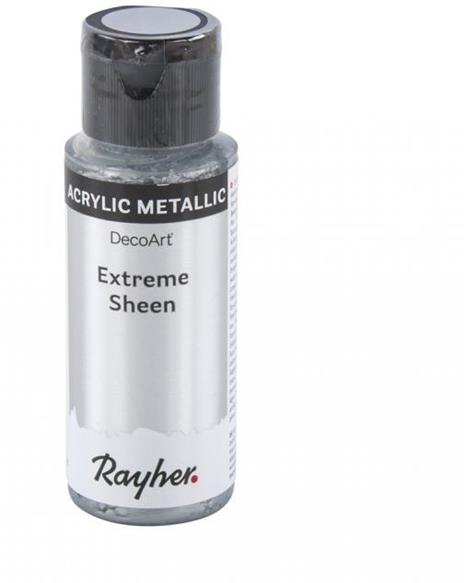 RAYHER Extreme Sheen Metallic, Colore, Argento, 3.5 x 3.5 x 10.2 cm, 6 unità