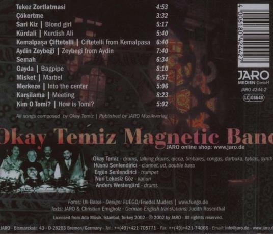 Magnetic Orient - CD Audio di Okay Temiz - 2