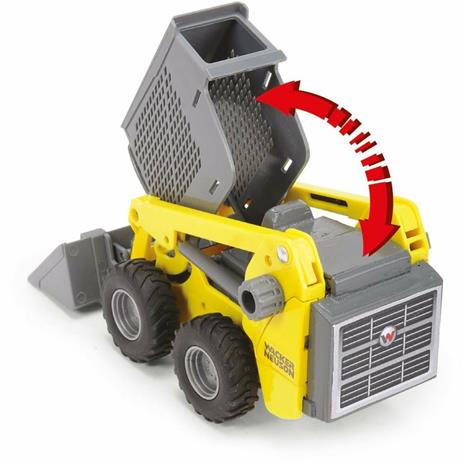 Dickie Toys. Kids Mate. Wacker Neuson. Scavatrice E Trivella Con Generatore Elettrico + Personaggio - 6