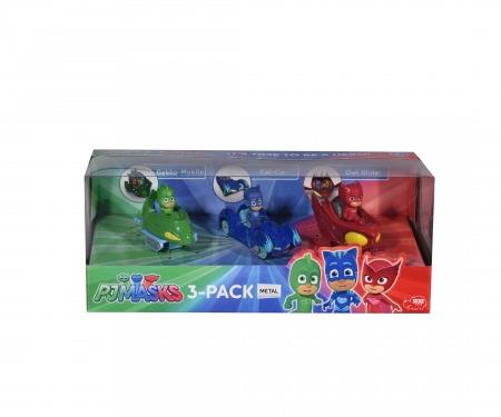 PJ Masks Gift Pack 3 veicoli cm.7 con personaggio - 3