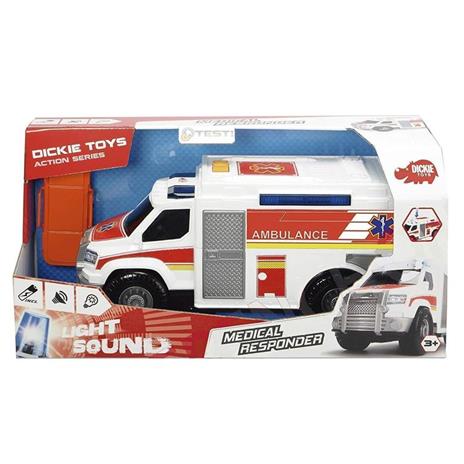 Dickie Toys. Action Series. Ambulanza Cm.30 Luci E Suoni - 5