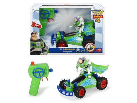 Toy Story. Buggy 1:24 20 Cm Con Buzz, Radiocomando, 2 Canali, Frequanza 2,4Ghz, Funzione Turbo