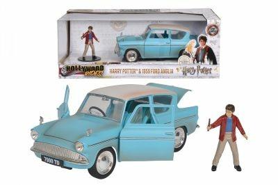 Harry Potter Ford Anglia 1959 in scala 1:24 con personaggio di Harry in die cast - 9