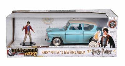 Harry Potter Ford Anglia 1959 in scala 1:24 con personaggio di Harry in die cast - 10