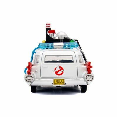 Ghostbusters. Ecto-1 In Scala 1.24 Die-Cast, Funzionamento A Ruota Libera, Parti Apribili - 14