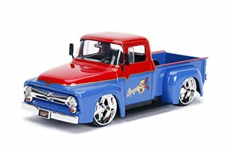 Dc Comics Super Girl 1956 Ford F100 In Scala 124 Die-Cast Con Personaggio - 4