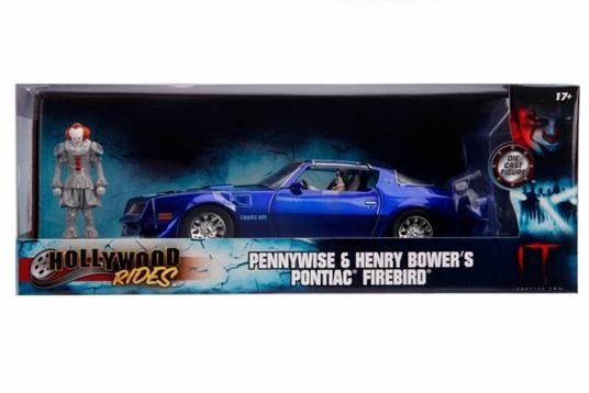 It Chapter 2 1977 Pontiac Firebird In Scala 124 Die-Cast Con Personaggio