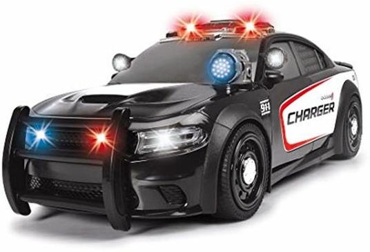 Dickie Toys City Heroes -Dodge Carger Police Cm. 33 Con Luci E Suoni