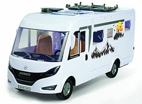 Dickie Toys Camper Set Con Camper Hymer In Scala 1 24, Personaggio E Accessori Per Il Campeggio - 2