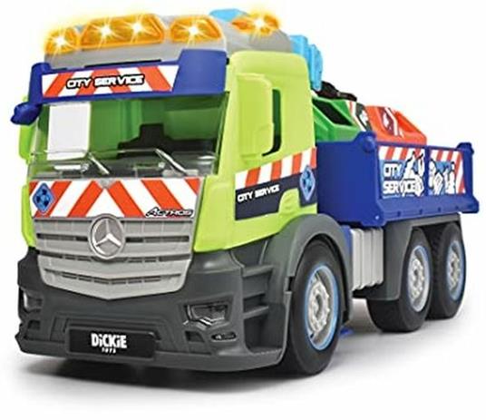 Mercedes Action Truck Camion Ecologia Cm. 26 Con Luci E Suoni