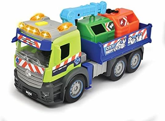 Mercedes Action Truck Camion Ecologia Cm. 26 Con Luci E Suoni - 2