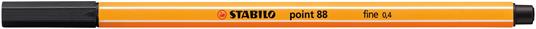 Fineliner - STABILO point 88 - Pack da 3 - Nero/Blu/Rosso - 2