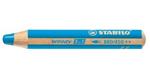 Matita colorata Multi-Funzione - STABILO woody 3 in 1 - Blu cyan