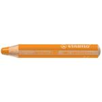 Matite colorate Stabilo Woody 3 in 1 punta larga conf. 5 pz arancio 880/220