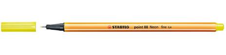 Fineliner - STABILO point 88 - Giallo fluo