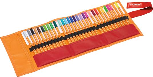 Fineliner - STABILO point 88 - Rollerset con 30 Colori assortiti - 6