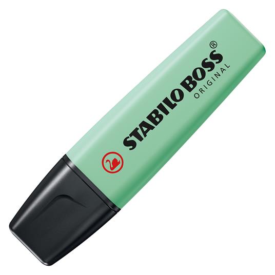 Evidenziatore - STABILO BOSS ORIGINAL Pastel - Verde Menta - STABILO -  Cartoleria e scuola