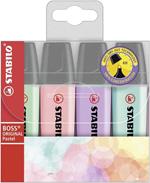 STABILO Evidenziatore - BOSS ORIGINAL - Eco Pack da 4 - Colori