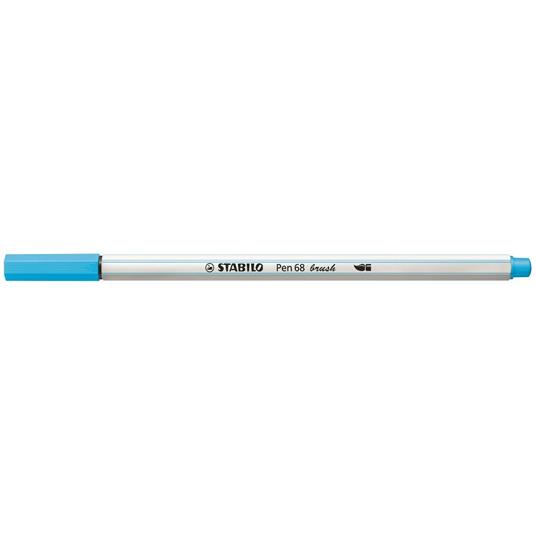 Pennarello Premium con punta a pennello - STABILO Pen 68 brush - Scatola in  metallo da 15 - con 15 colori assortiti - STABILO - Cartoleria e scuola