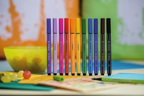 Pennarello Premium - STABILO Pen 68 Mini - #mySTABILOdesign - Pack da 12 - con 12 colori assortiti - 5