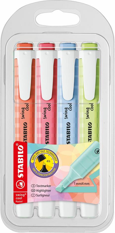 STABILO Evidenziatore (Arancione, Blu, Rosa, Rosso, Verde, Giallo, 6 pezzo)  - Interdiscount