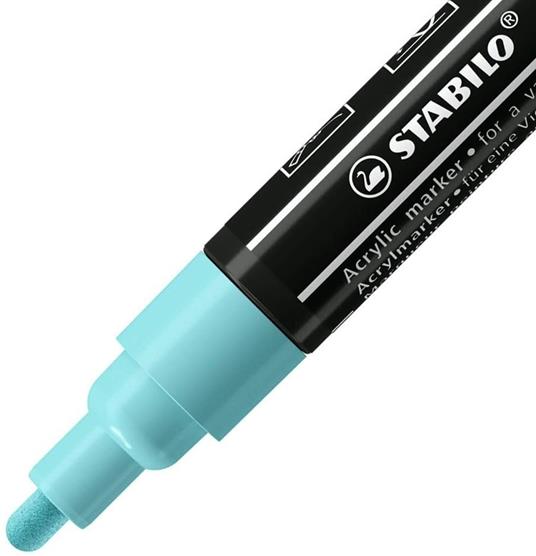 Acrylic marker STABILO FREE Acrylic T300 - pack of 5 colors