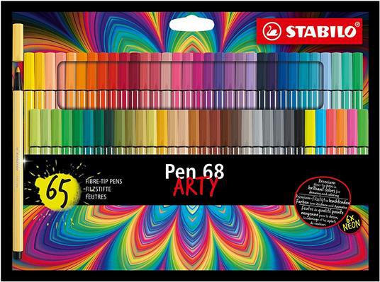 Pen 68 Pennarelli Colori Assortiti (24+6 Neon) - Astuccio Da 30