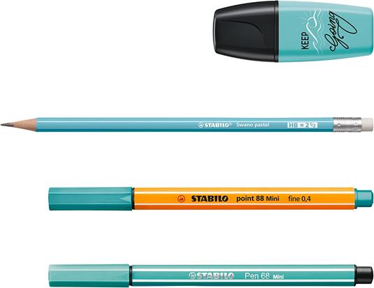 Set Creativo - STABILO Pastellove - 12 Fineliner Mini, 12 pennarelli  premium Mini, 6 evidenziatori Mini, 5 matite in grafite - STABILO -  Cartoleria e scuola | IBS