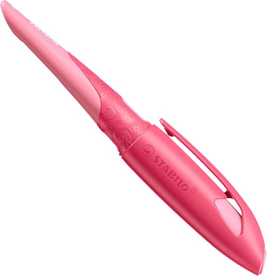 NEW PENNA PER MANCINI SX GFX BLU BL1 GRIFFIX 3 ERGONOMICA 2 CARTUCCIE  INCLUSE STEP BY STEP SYSTEM ASTUCCIO ROSA PELIKAN - Parole e Pensieri