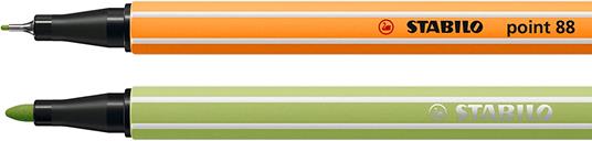 Fineliner & Pennarello Premium - STABILO Pastellove Set - 6 Fineliner STABILO point 88 & 6 Pennarelli Premium STABILO Pen 68 - 3